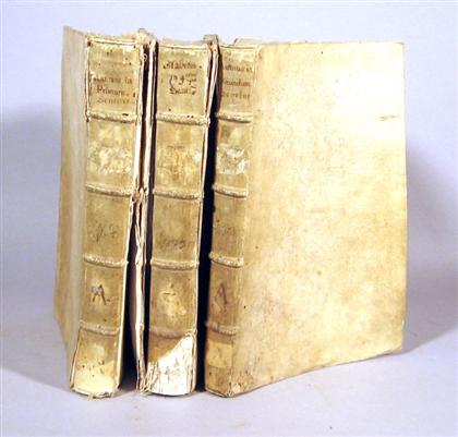 3 vols Bartholomaeus Mastrius  4cc2b