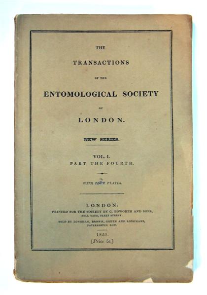 5 vols.  The Transactions of The Entomological