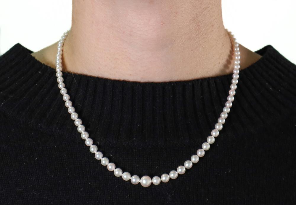 18K YELLOW GOLD MIKIMOTO CULTURED PEARL