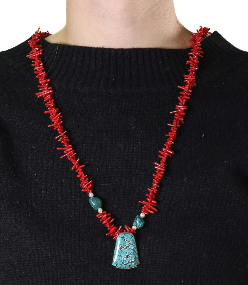 925 RED BRANCH CORAL TURQUOISE 2ffd5a