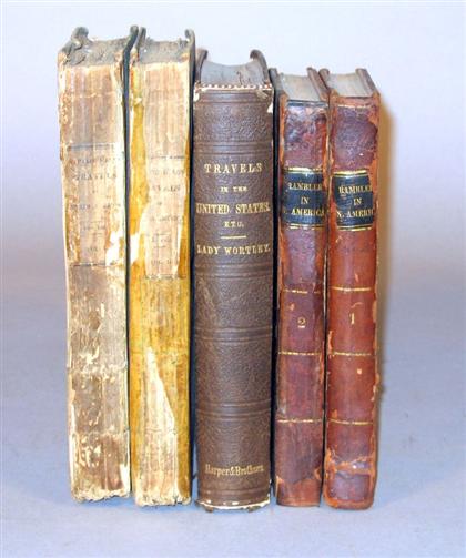 5 vols British Travels in America  4cc97