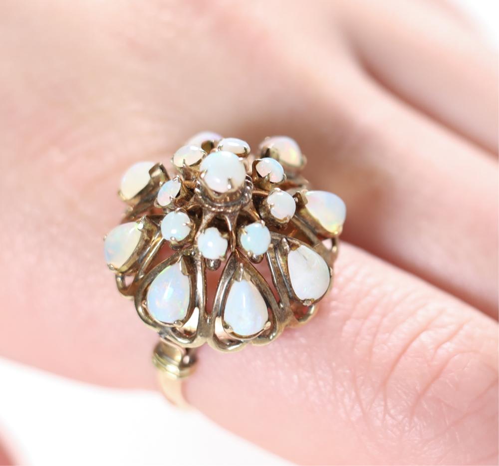 14K RG OPAL THAI PRINCESS RING  2ffe70