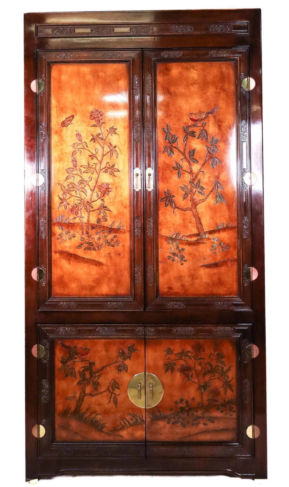 BERNHARDT MING STYLE 4 DOOR CABINET 2ffe72