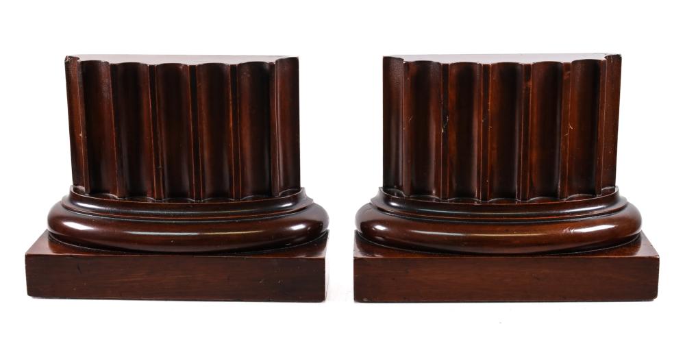 PAIR, GRAND TOUR STYLE MAHOGANY