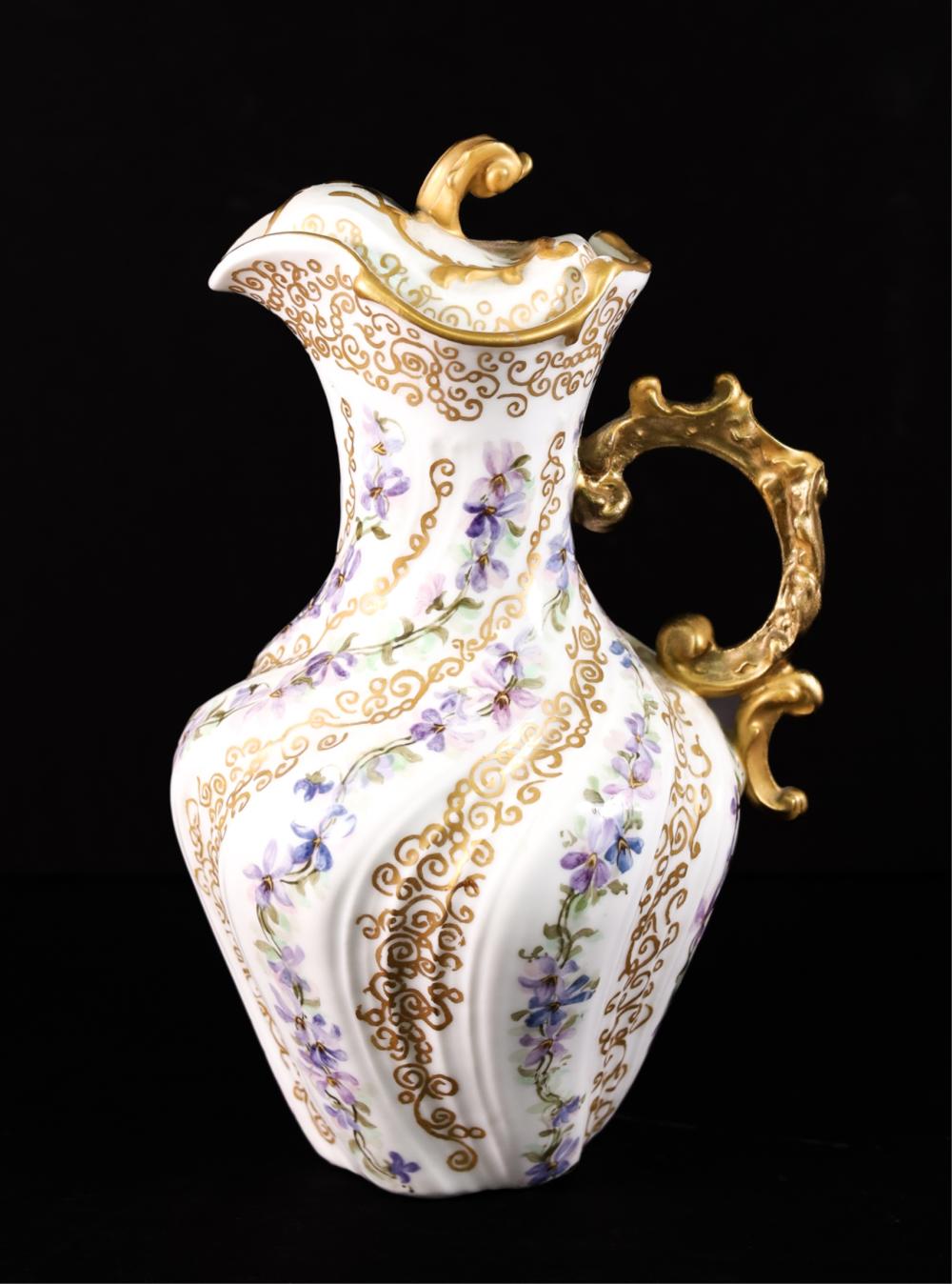 CONTINENTAL HAND PAINTED PORCELAIN