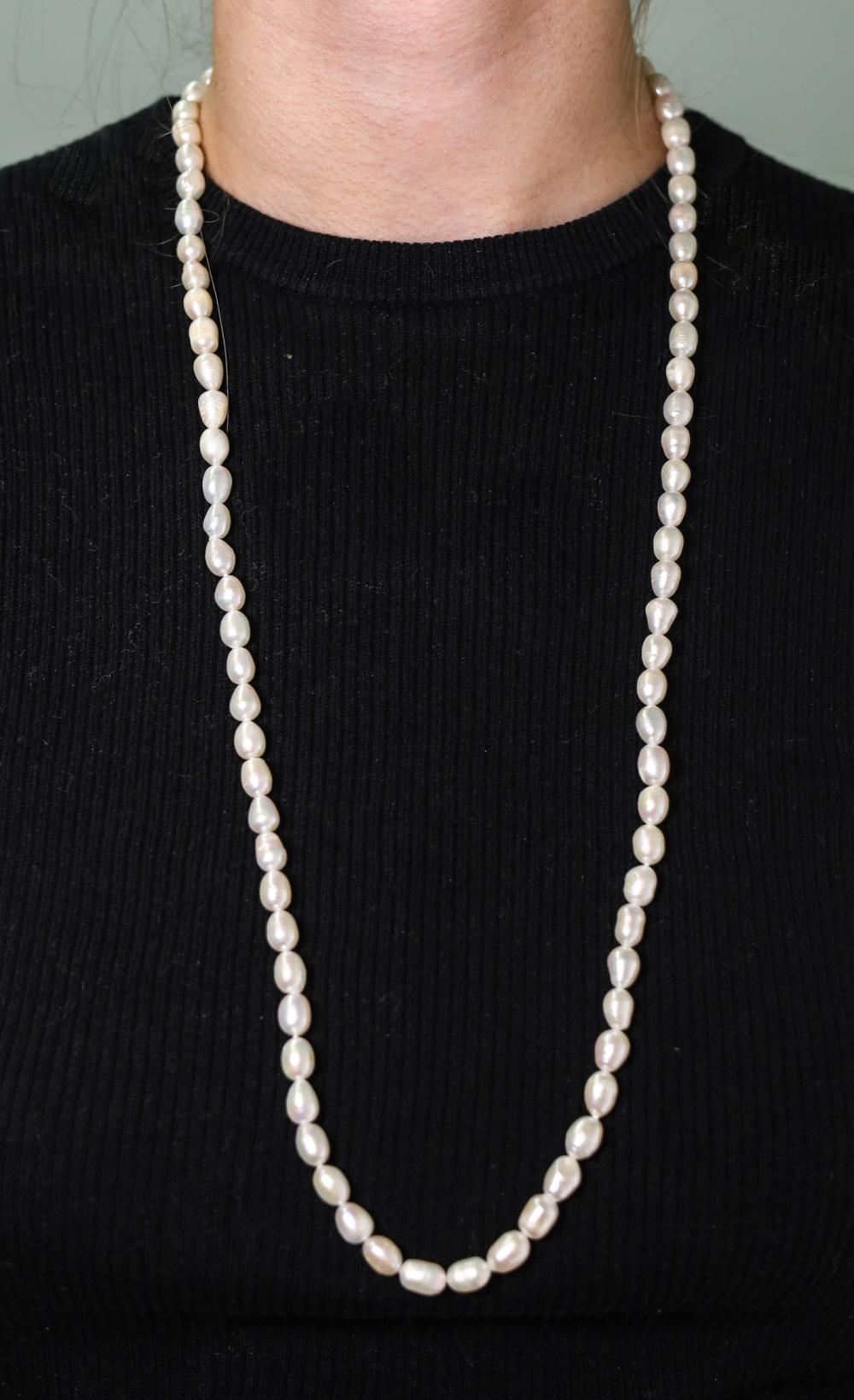 FRESHWATER ENDLESS PEARL NECKLACE 3000ab