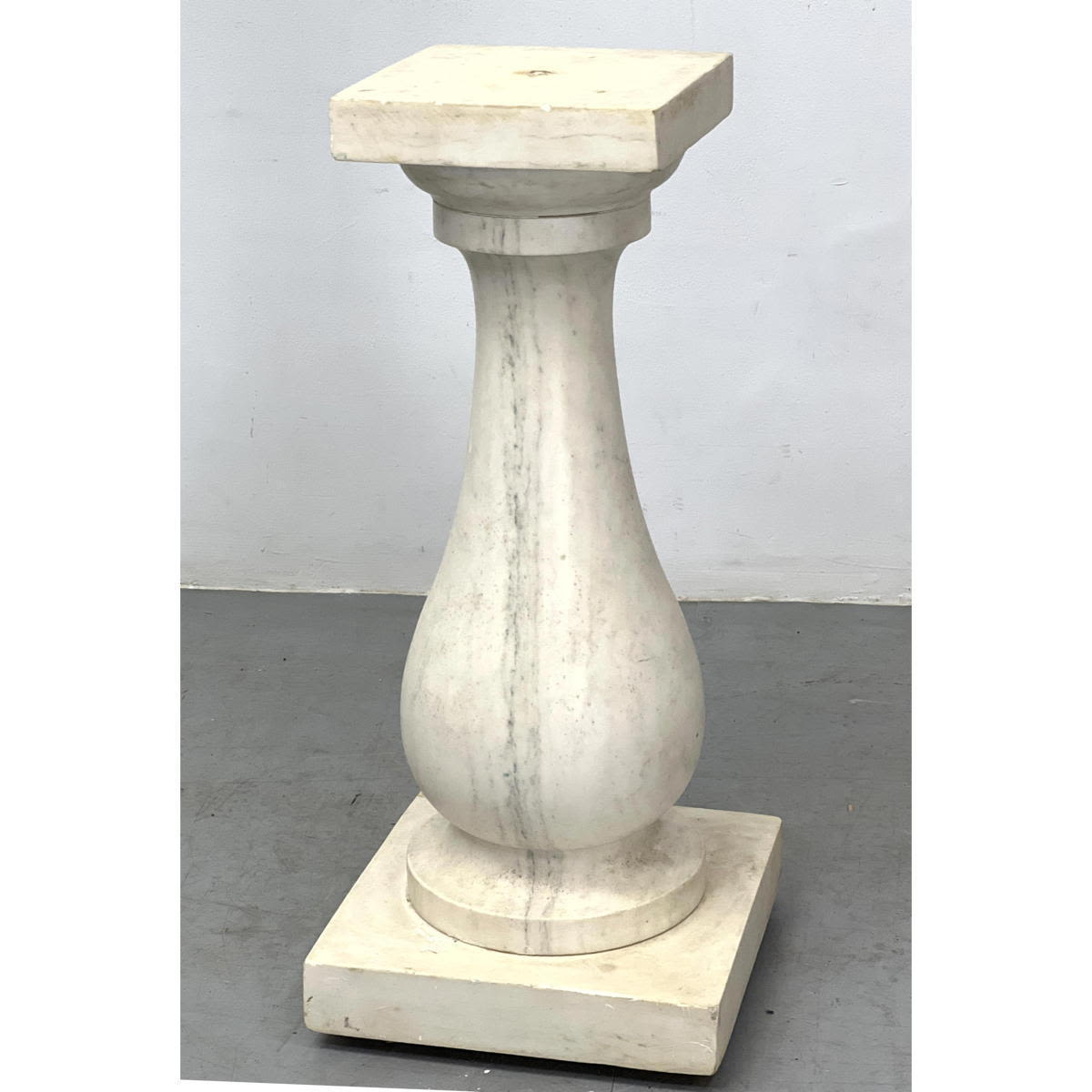 Large Heavy 3pc Marble Pedestal 300129