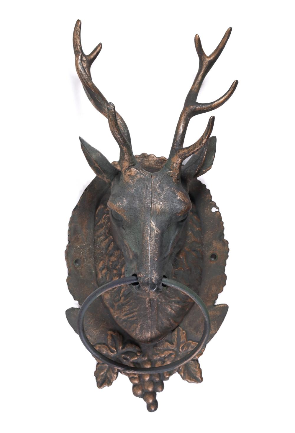 METAL STAG DOOR KNOCKERMetal Stag