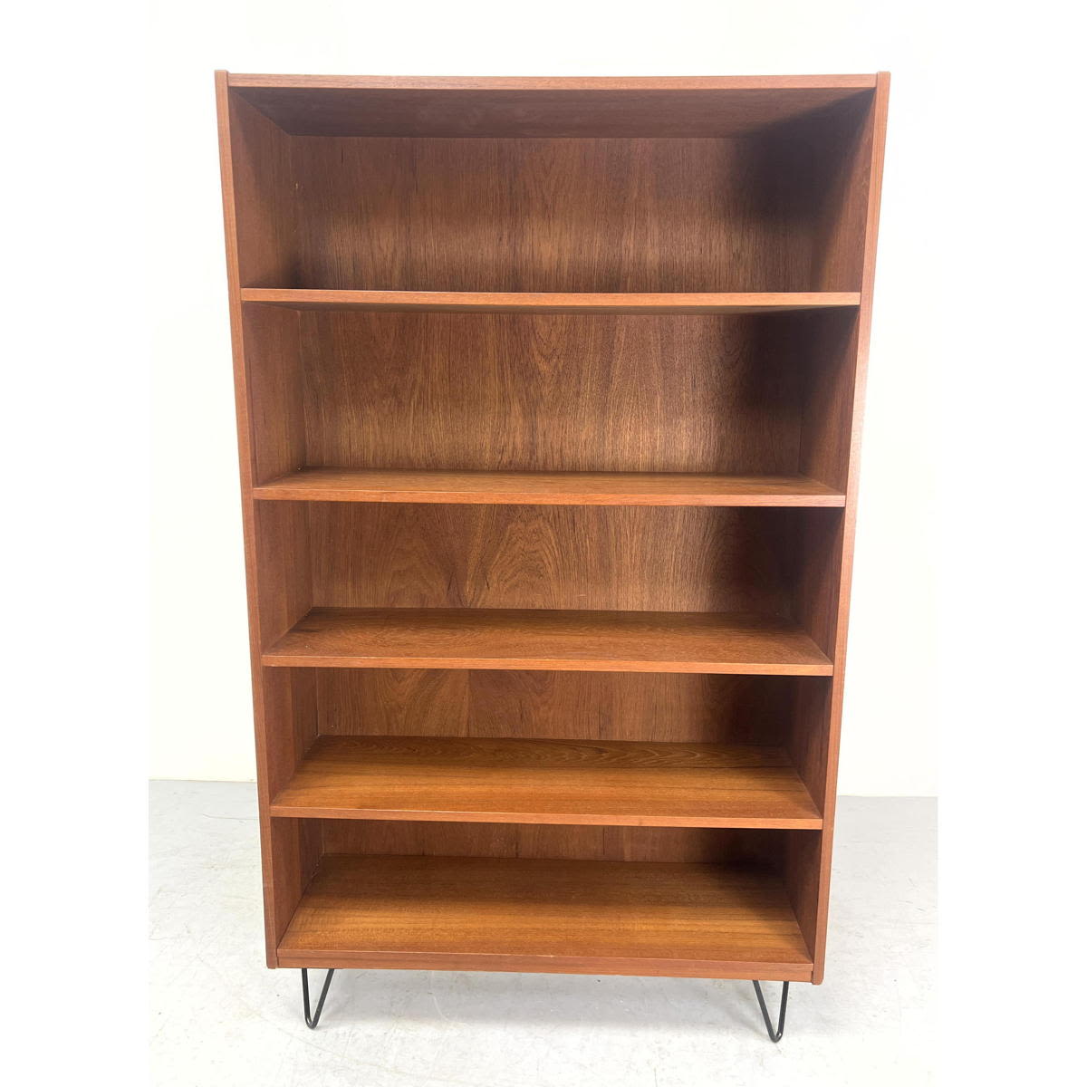 Modernist Tall Bookcase on Iron