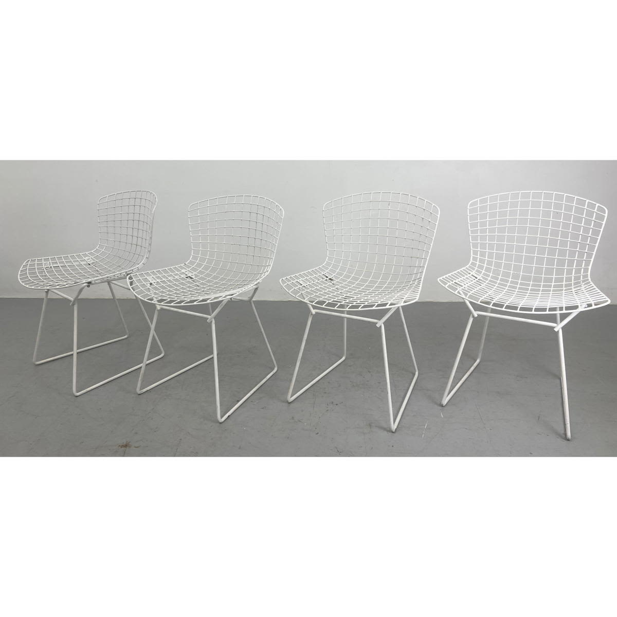 Set 4 Bertoia style Side Dining 3002f3