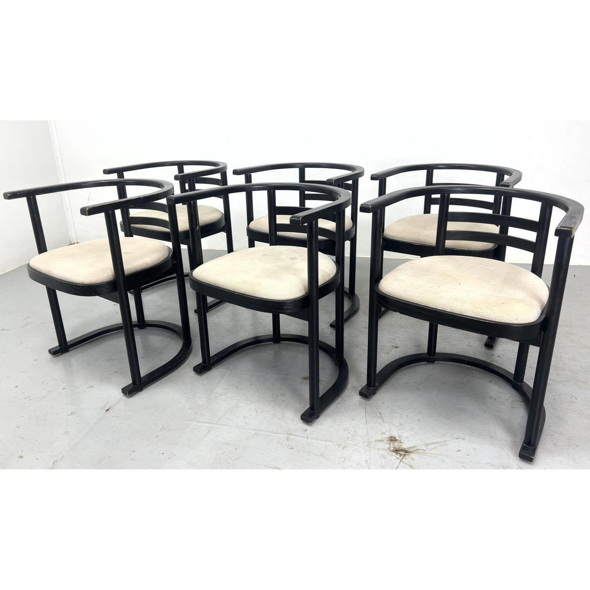 Set 6 Thonet Hoffman style Lounge 3002fd