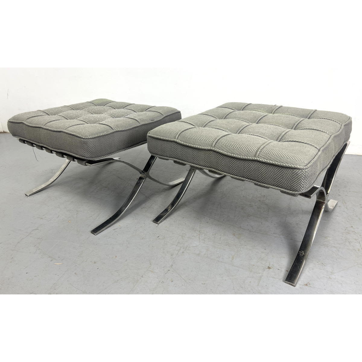 Pair of Mies Van Der Rohe style 30030a