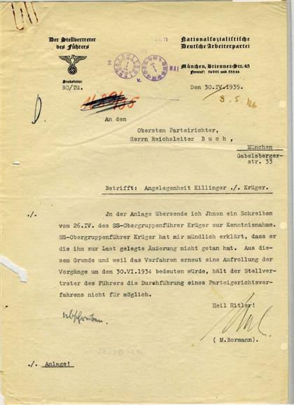  Typed Letter Signed Bormann  4cd2d