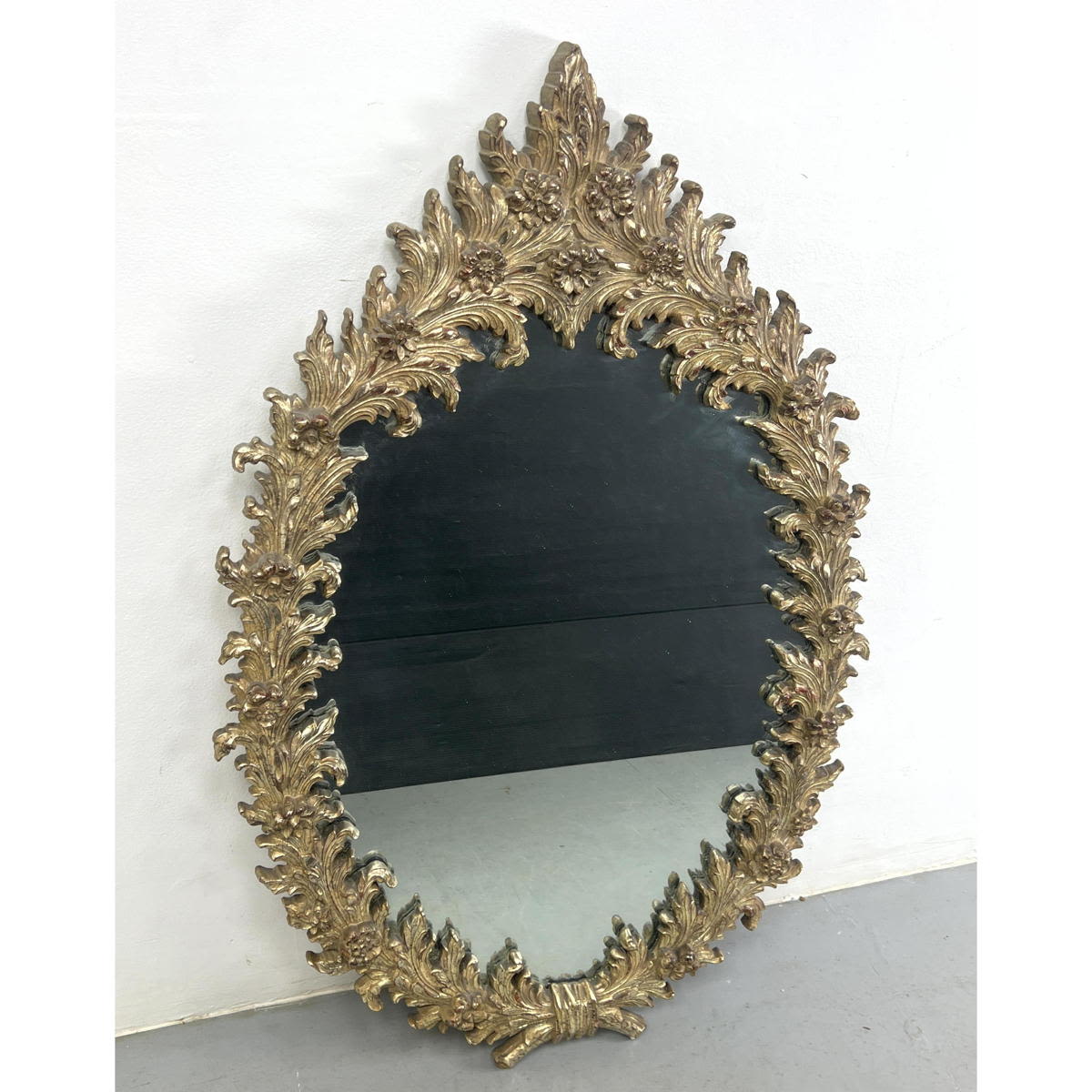 Ornate Framed Oval Wall Mirror  300401