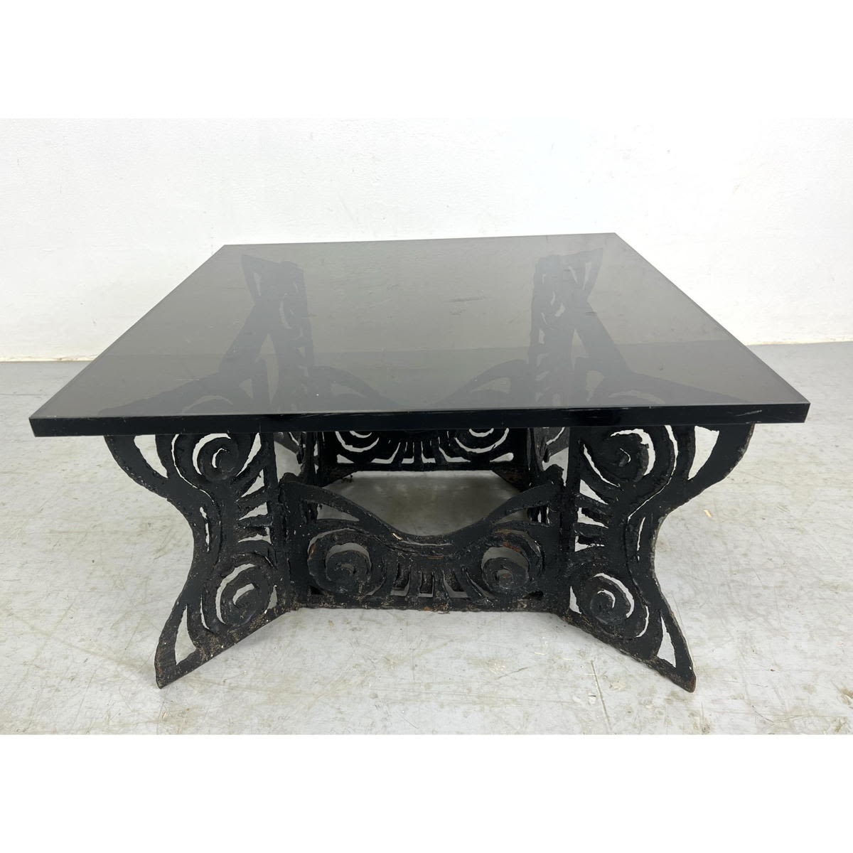 Brutalist Cut Iron Low Table Coffee 30043e