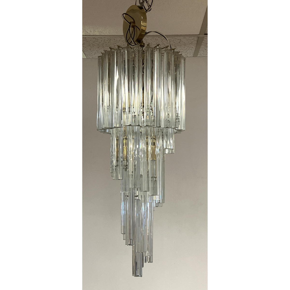 Multi Tiered Venini/Camer Chandelier