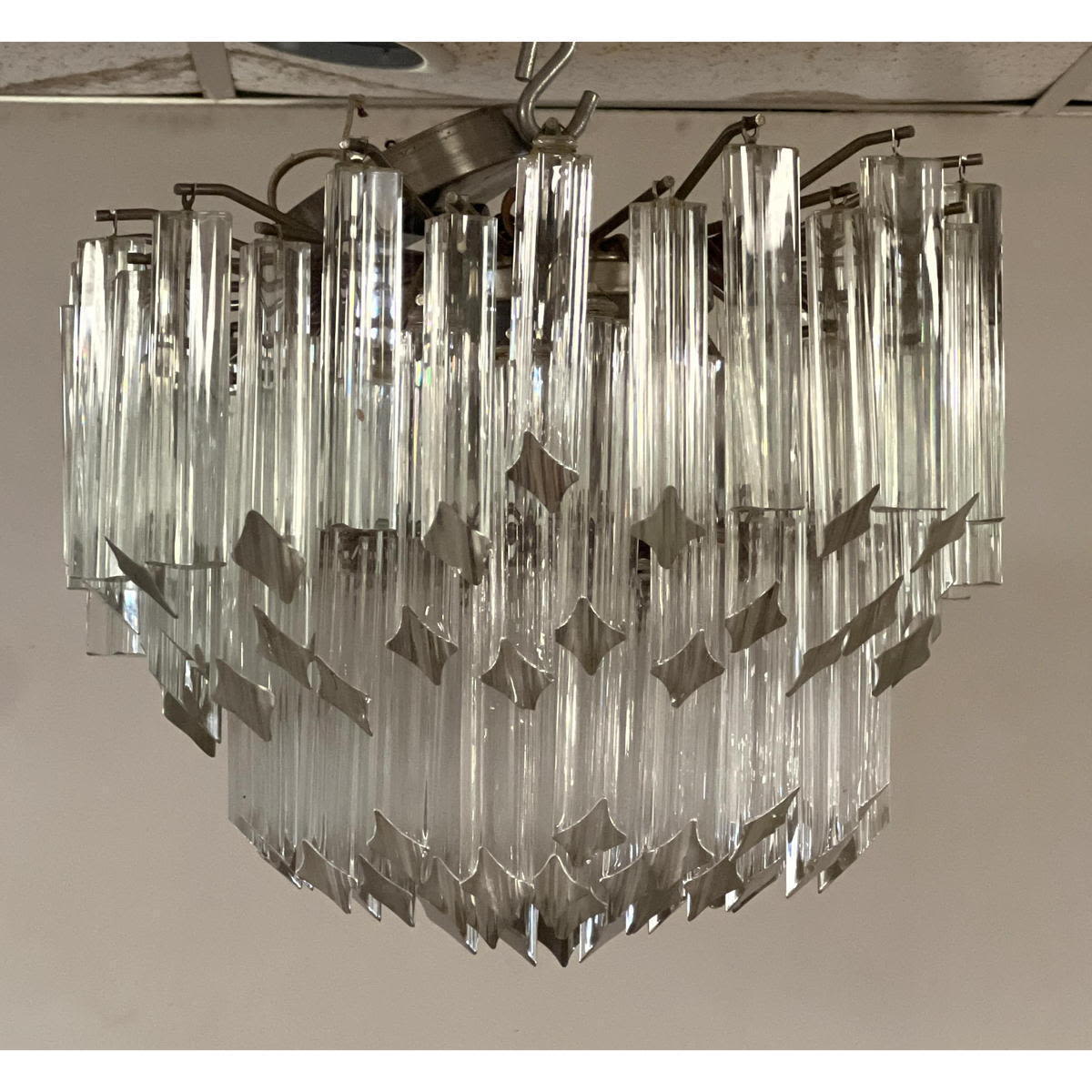 Small Venini/Camer Chandelier Pendant