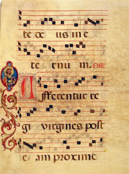 1 piece Manuscript Choir Book 4cd42
