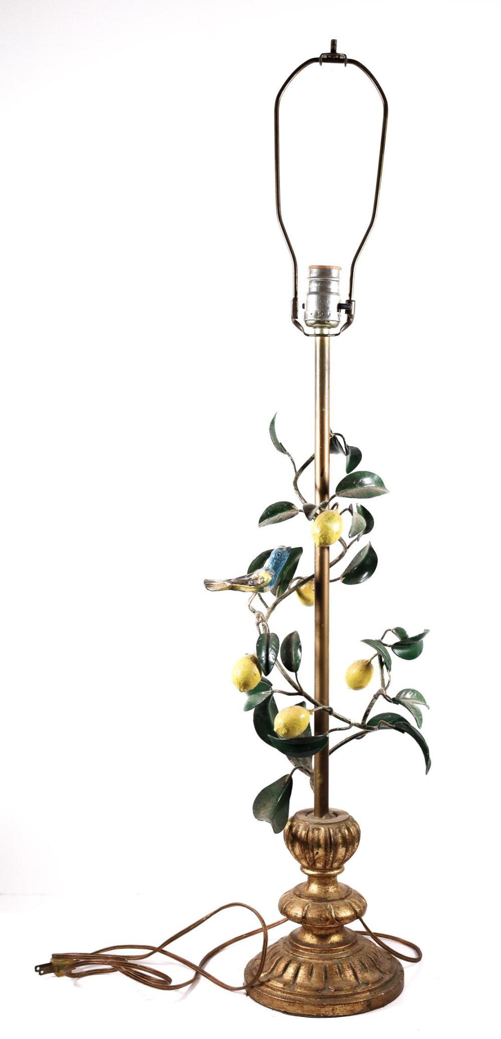 VINTAGE ITALIAN TOLE LEMON TREE 30054a