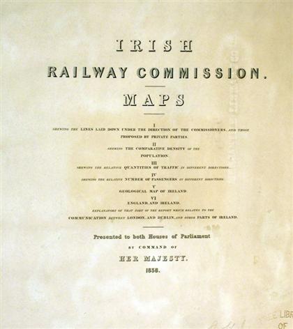 1 vol.  Irish Railway Commission