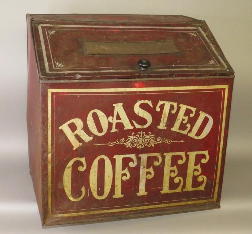 COUNTRY STORE TIN SHEET ROASTED COFFEE