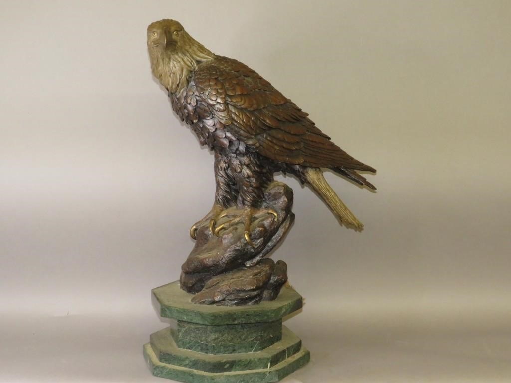 COLD PAINTED BRONZE EAGLEca 20th 3006c9