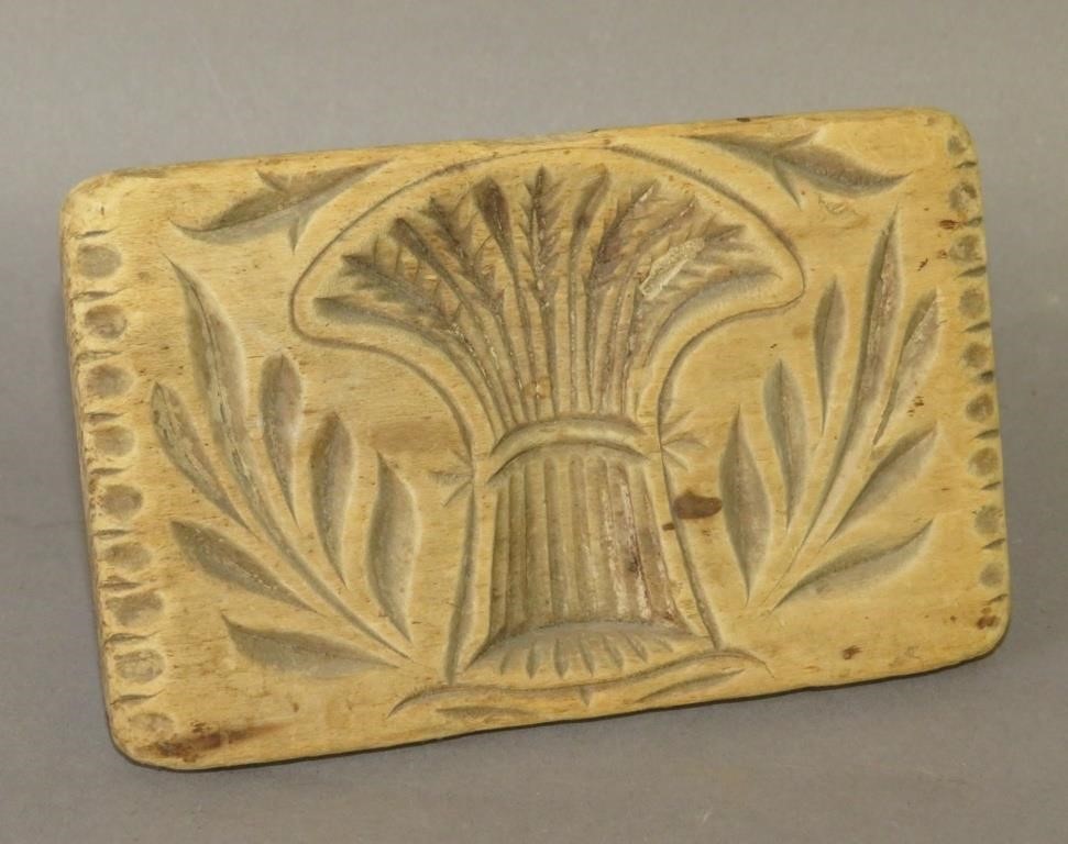 RECTANGULAR WHEAT SHEAF CARVED 3006ee