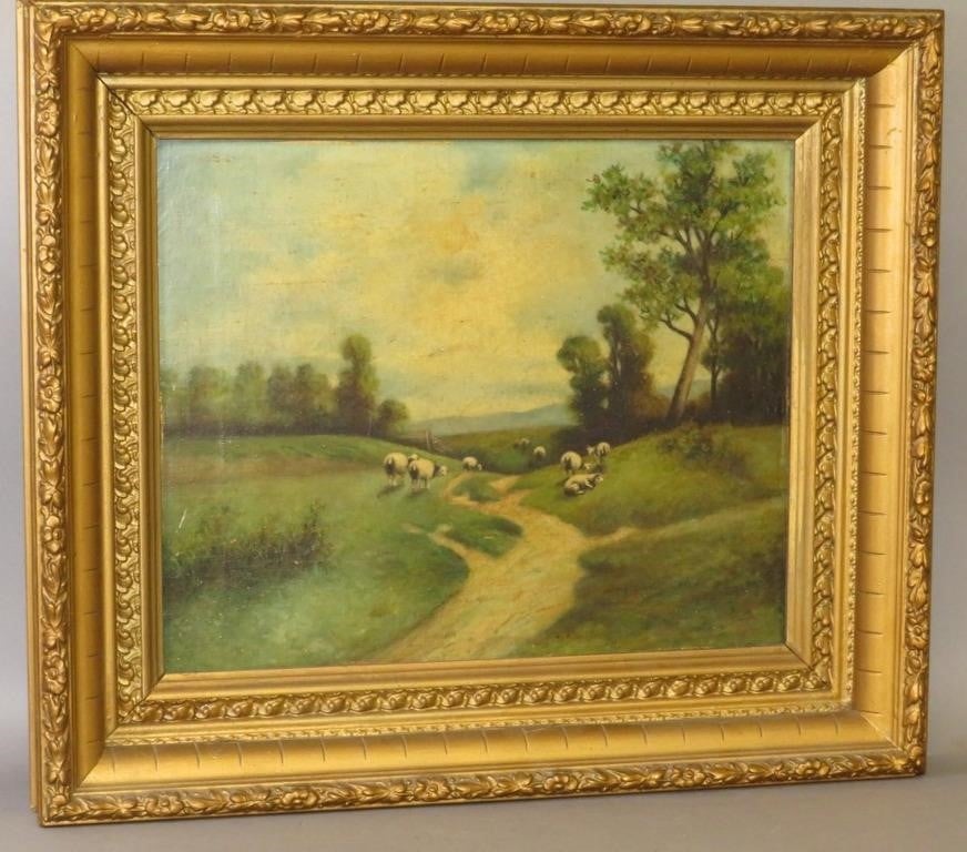 OIL ON CANVASca. 1880; Bucolic