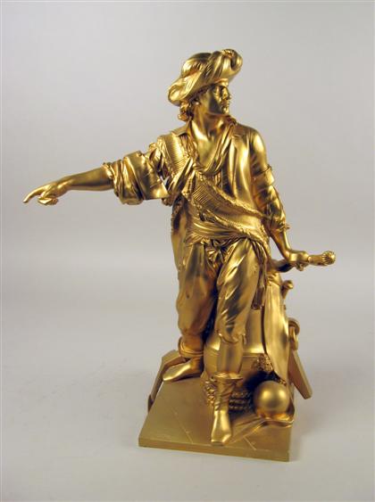 French bronze figure of an Explorer 4cd8a