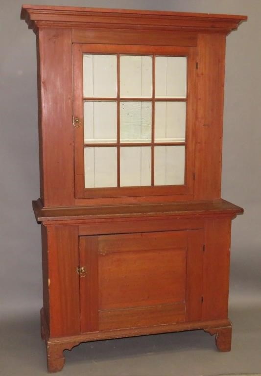 DUTCH CUPBOARDca. 1810; in cherry