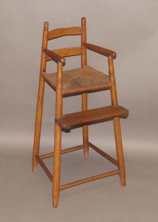 WOODEN HIGHCHAIRca 1800 with 3007c6