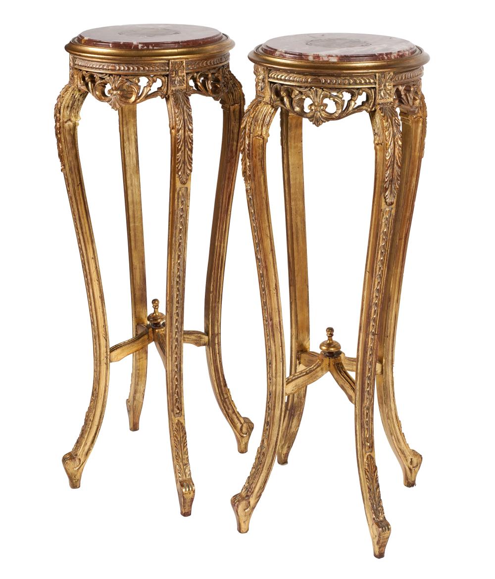 PAIR OF LOUIS XV STYLE PEDESTALS20th 3007ff