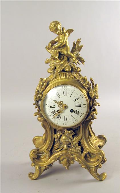 French gilt bronze mantel clock 4cd9b