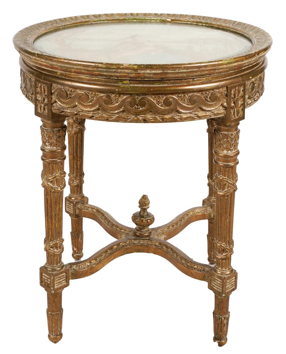 NEOCLASSICAL STYLE GILTWOOD GUERIDONthe 300830