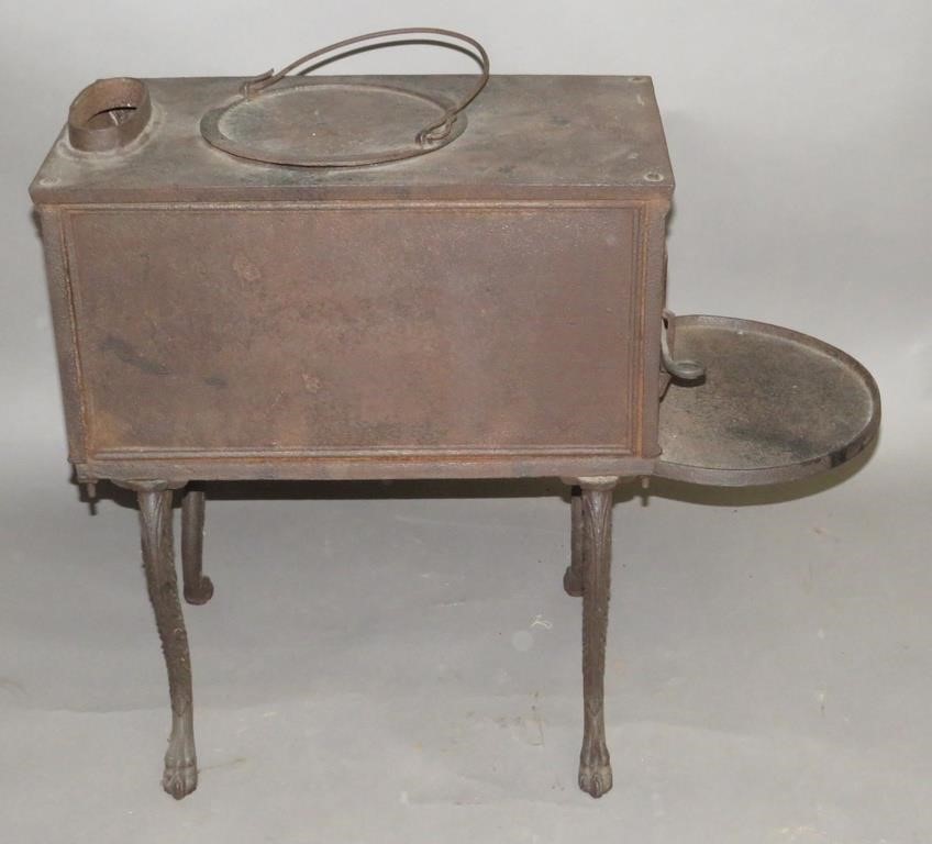 IRON BOX STOVEca. 1840; on long