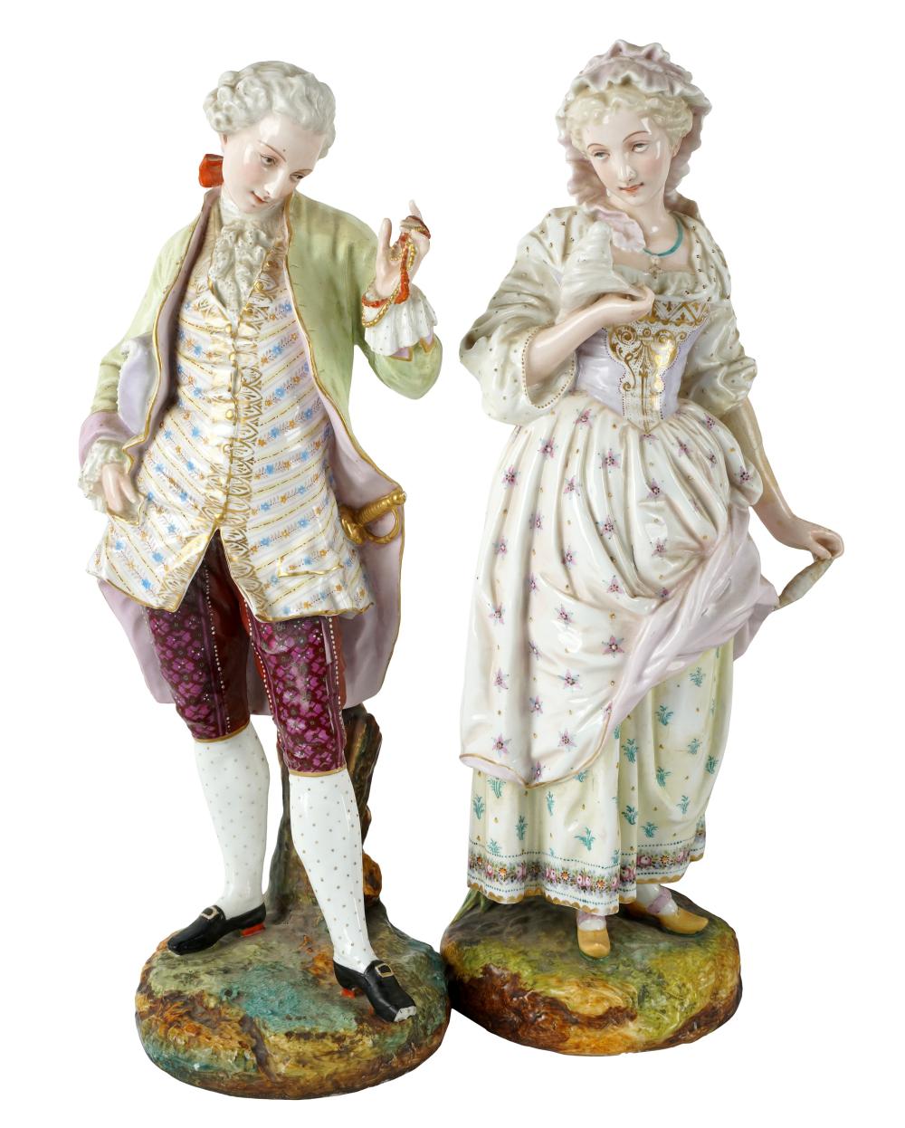 PAIR OF PORCELAIN FIGURESunmarked  30084b