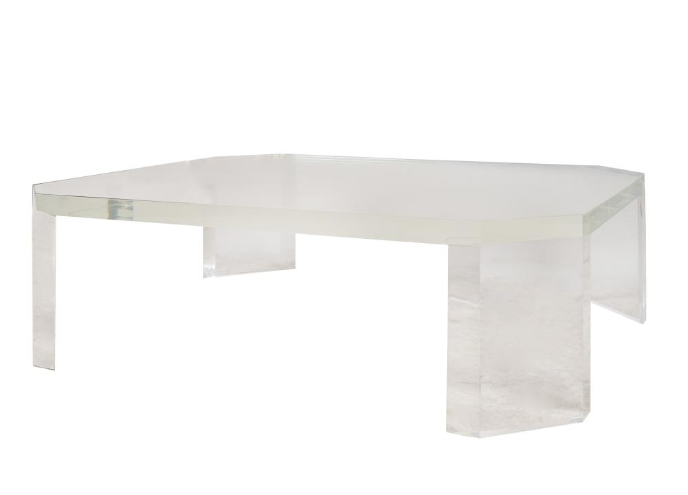 LUCITE COFFEE TABLErectangular