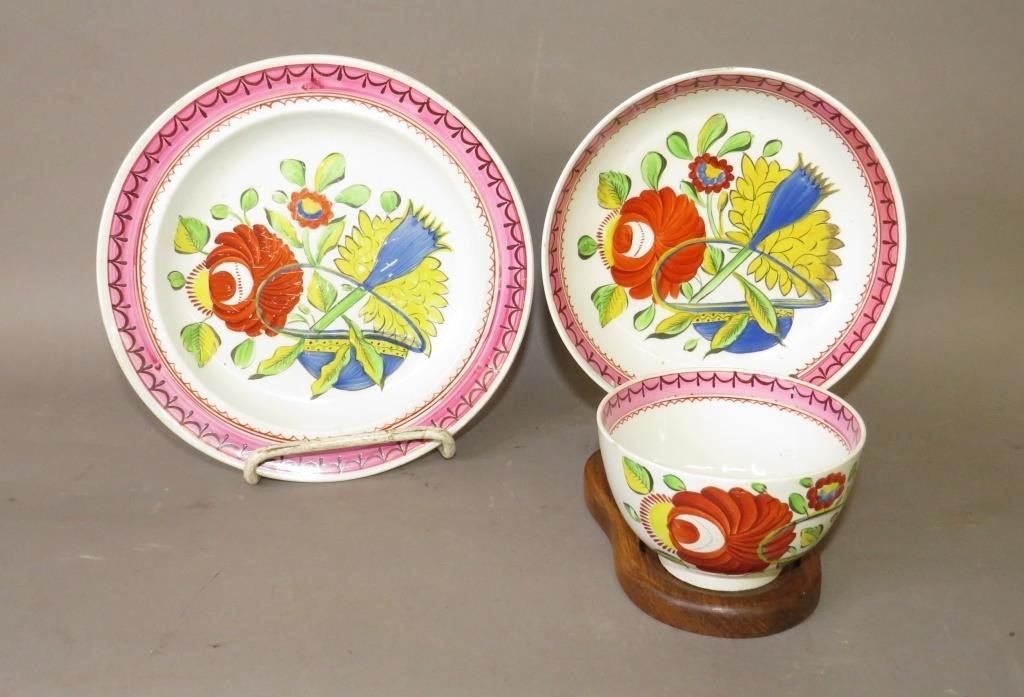 GROUP OF KING'S ROSE & OYSTER PATTERN