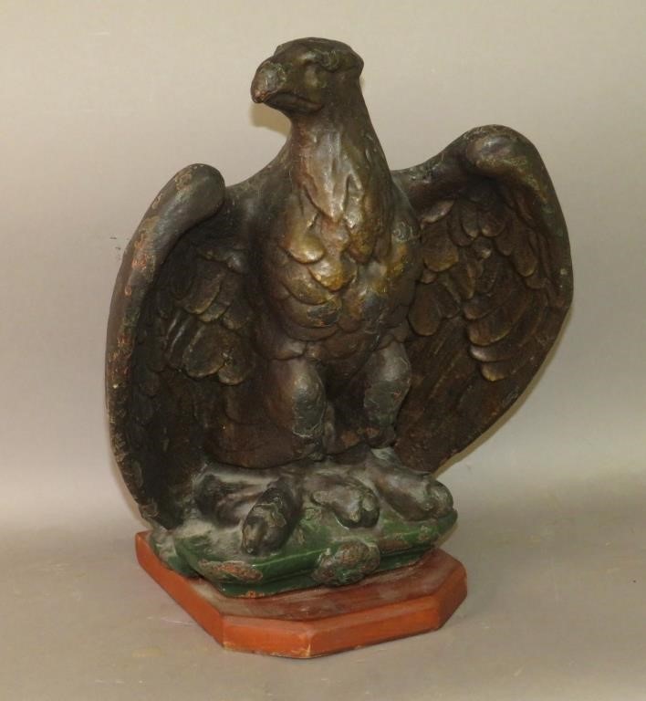 CAST IRON EAGLEca. 1900-1930; dropped