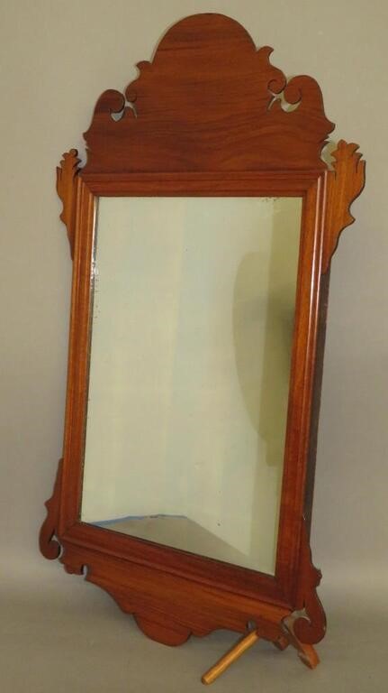 CHIPPENDALE MIRRORca. 1790; scrolled