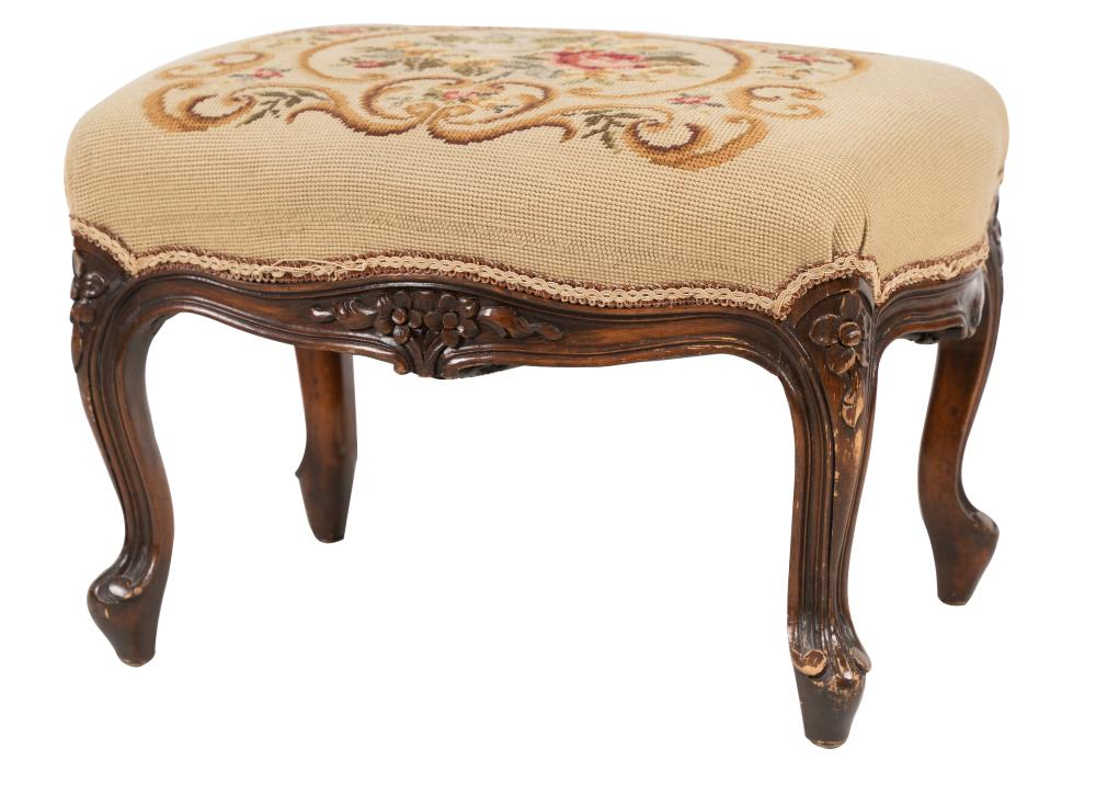 LOUIS XVI STYLE FOOTSTOOLcovered 300988