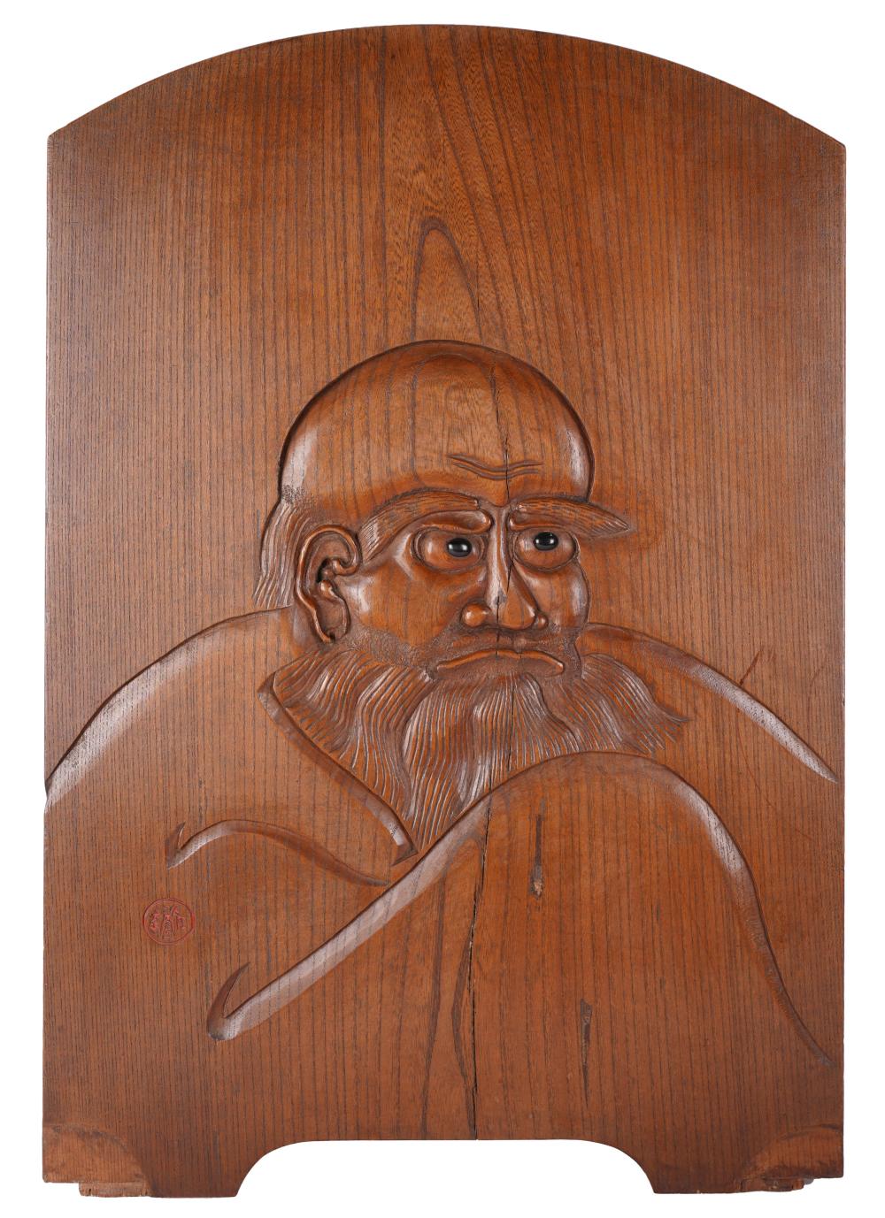 CHINESE CARVED WOOD PANELwith carved