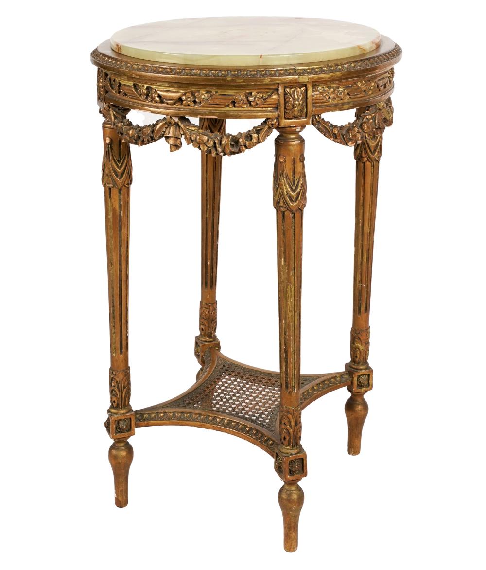 LOUIS XVI STYLE CARVED GILTWOOD 3009bb