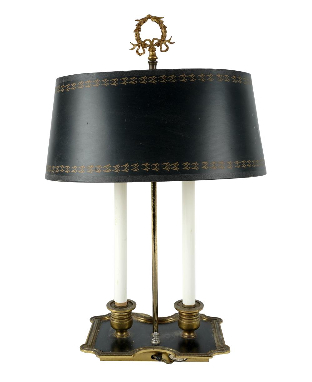 BOUILLOTTE LAMP20th century; with