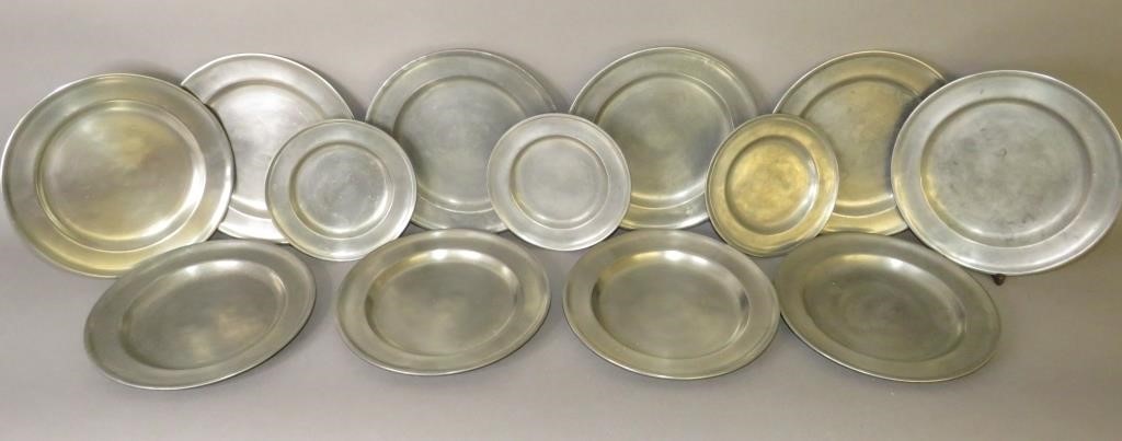 GROUP OF 13 REPRODUCTION PEWTER 300a81