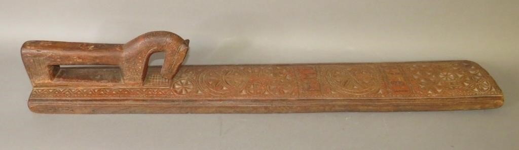 FINE HORSE HANDLE CHIP CARVED MANGLE 300ac6