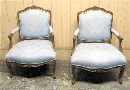 Pair of Louis XV style chaises