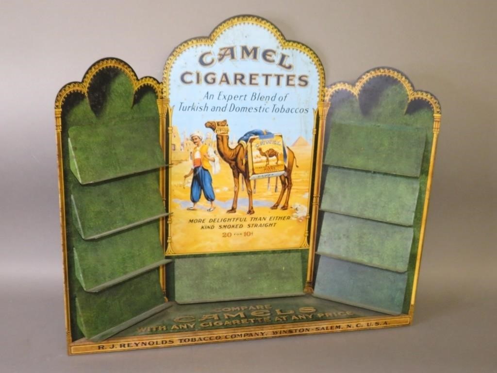 PRINTED TIN CAMEL CIGARETTE DISPLAYca  300bb8