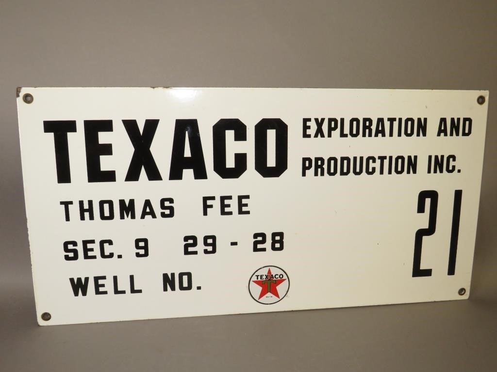 PORCELAIN TEXACO EXPLORATION  300bba