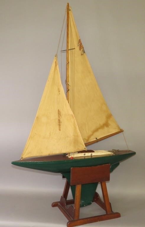 SAILBOAT MODELca early mid 20th 300bcd